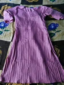 Elegant Lavender Textured Kurta