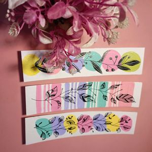 Acrylic Colours Handmade Bookmark 300gsm Paper