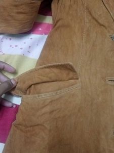 Classic Brown Suede Blazer