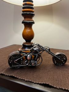 Unique Metal Motorcycle Decor