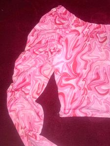 Pink Swirl Long Sleeve Top