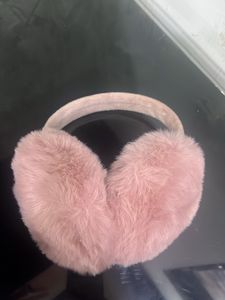 Fluffy Pink Earmuffs