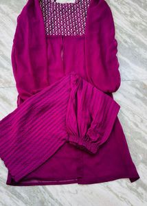 Beautiful Magenta Kurta
