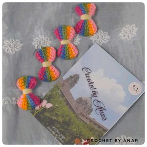 crochet hair pin ( pack of 4)  🥰🤗