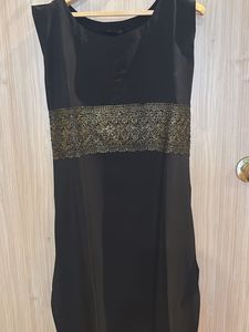Black Solid Kurti