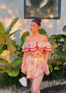 Vibrant Floral Print Dress