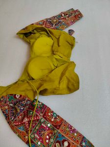 Embroidered Mirror Work Blouse
