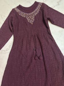Elegant Maroon Maxi Dress