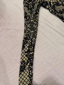 Black &amp; Cream Damask Print Bodysuit