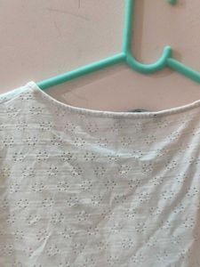 White Crop Top