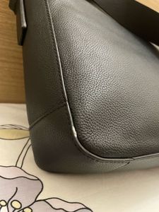 Michael Kors Black Leather Messenger Bag