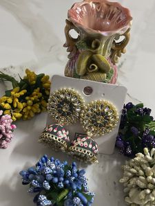 Elegant Jhumka and Stud Earring Set