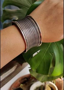 Vintage Style Silver Bracelet combo of 2