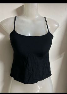 Black Spaghetti Strap Tank Top