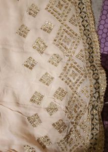 Elegant Beige Sharara Suit Set