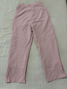 Pink Wide-Leg Pants