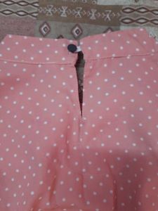 Chic Pink Polka Dot Blouse