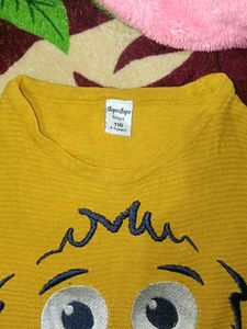 Cute Yellow Character Sweater