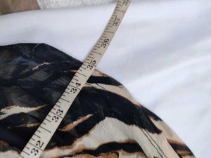 🎀Price Drop🎀BP Beige Burnout Tiger Stripe Dress
