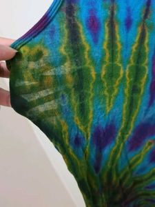 Colorful Tie-Dye Sleeveless Top