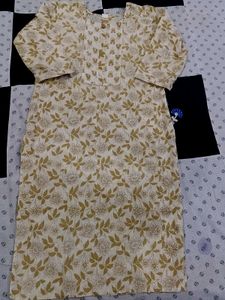 Elegant Kurta Set with Floral Print