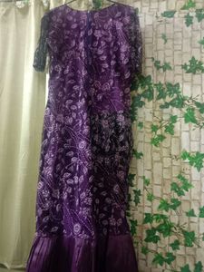 Elegant  Embroidered Gown