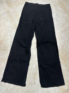 H&amp;M Wide Leg Black Jeans