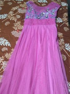 Stunning Pink Embellished Gown
