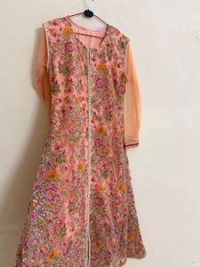 Festive Embroidered Kurta, pants and dupat
