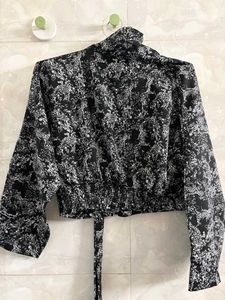 black stylish co-ord set