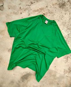 Vintage Nike Green Shoulder Down T-Shirt