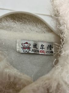 Imported Girls White Stylish Sherpa Jacket 18-24 M