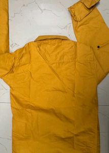 Men's Yellow Casual Shirt