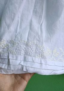 Embroidered Cotton Kurta