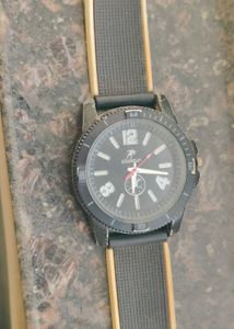 Men's Black Analog Watch