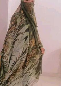Elegant Irani Chador Chaderi with Unique Print