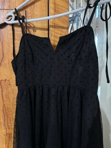 Black Net Dress