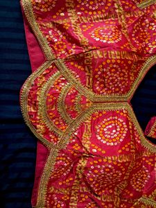 Vibrant Ethnic Blouse with Embellishments