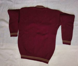 Maroon V-Neck Sweater for Boys