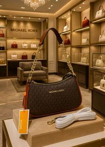 Michael Kors Monogram Shoulder Bag