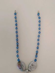 Beaded Silver Necklace