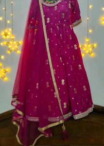Elegant Pink Kurta Set with Dupatta
