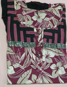 Floral Print Kurta Set