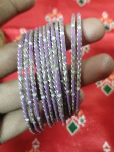 Green And Pink Bangles