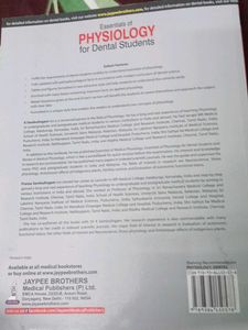 Essentials of Physiology for Dental Students
