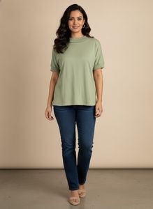 Green Casual Top