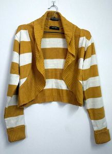 Striped Knit Cardigan