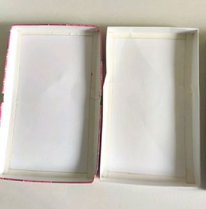 2 Jewellery Boxes Card Board 21 x 13 Cms Jewelry B