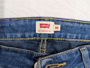 Levi's Classic Blue Denim Jeans