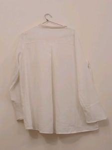 White Business Casual Top